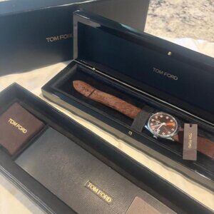 Tom Ford TF0120175083 BRO Mens 002 Brown Dial Automatic Watch